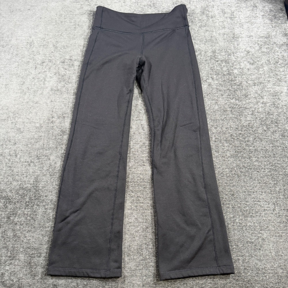 Athleta Altitude Edge Pant Black Straight Leg Yoga Training‎ Pants Size Medium